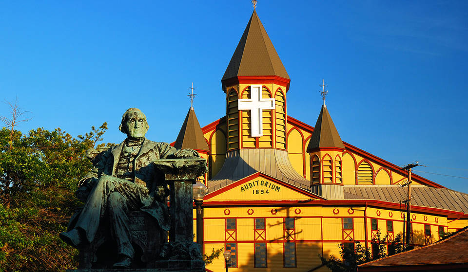 Just an hour from NYC: This quaint beach town’s 1894 wooden centerpiece is gearing up for a massive summer choir festival