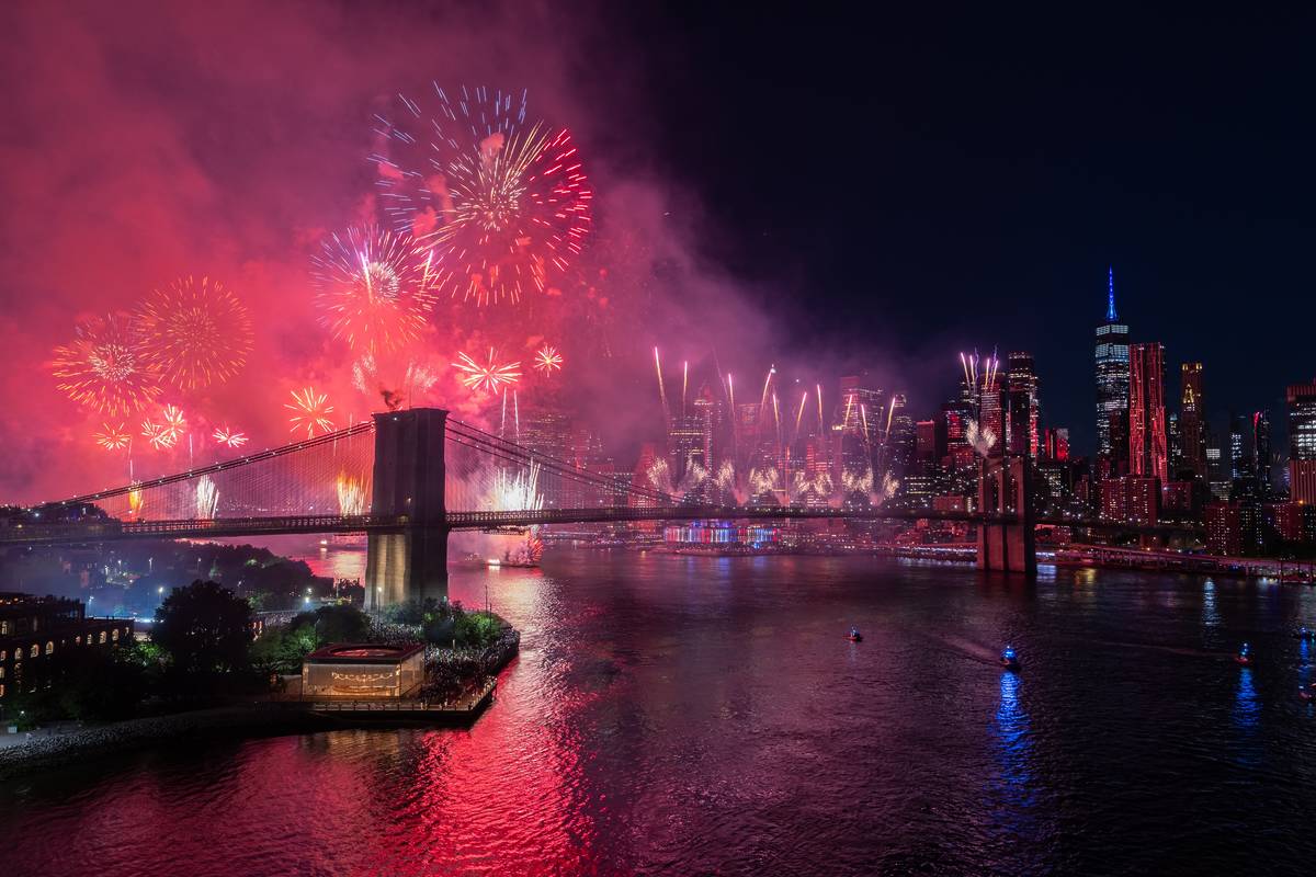 America’s 250th birthday is bringing an unprecedented summer spectacle to NYC for July 4th weekend — complete with a 120-aircraft flyover & an 85,000-shell fireworks show