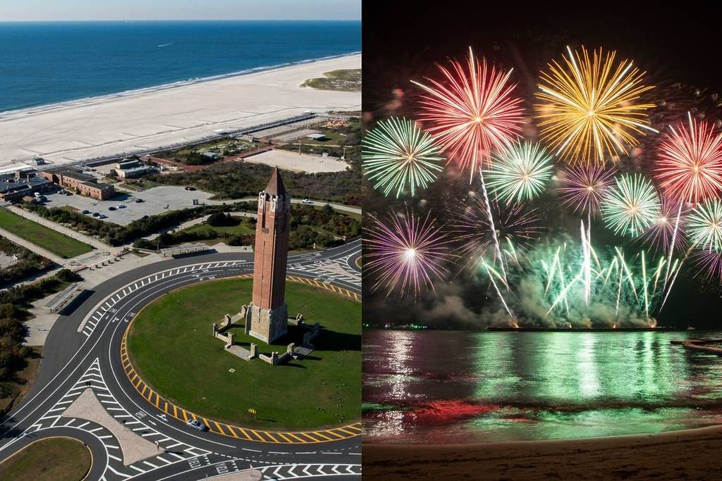 Dieser legendäre State Park direkt am Meer in der Nähe von NYC – 1929 so erbaut, dass er genau wie ein riesiger Luxus-Ozeandampfer aussieht – veranstaltet eine der größten Feierlichkeiten zum 250. Geburtstag Amerikas mit einem gewaltigen Feuerwerk