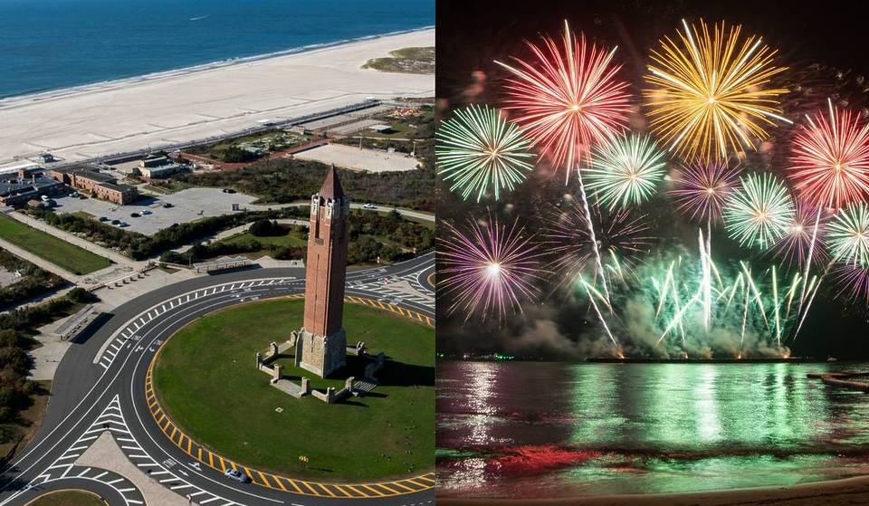 Dieser legendäre State Park direkt am Meer in der Nähe von NYC – 1929 so erbaut, dass er genau wie ein riesiger Luxus-Ozeandampfer aussieht – veranstaltet eine der größten Feierlichkeiten zum 250. Geburtstag Amerikas mit einem gewaltigen Feuerwerk