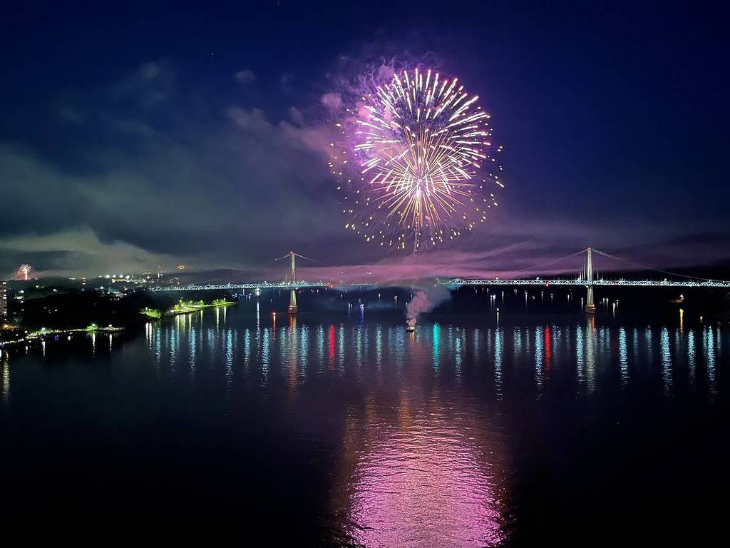 Walkway Over the Hudson 4th of july fireworks