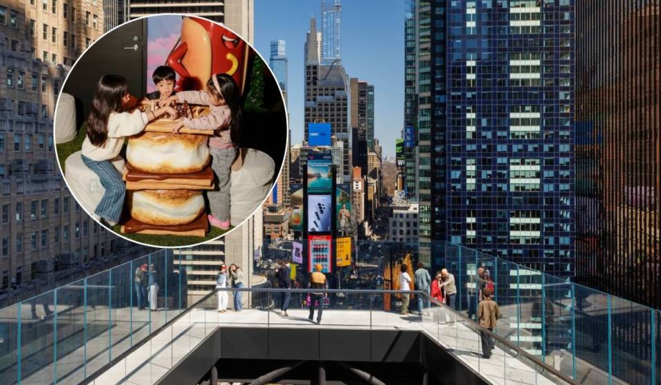 Après être resté vide pendant des décennies, le bâtiment historique de New York où descendait la boule du Nouvel An s’est transformé en un immense musée des bonbons de quatre étages — avec une réplique comestible de Central Park