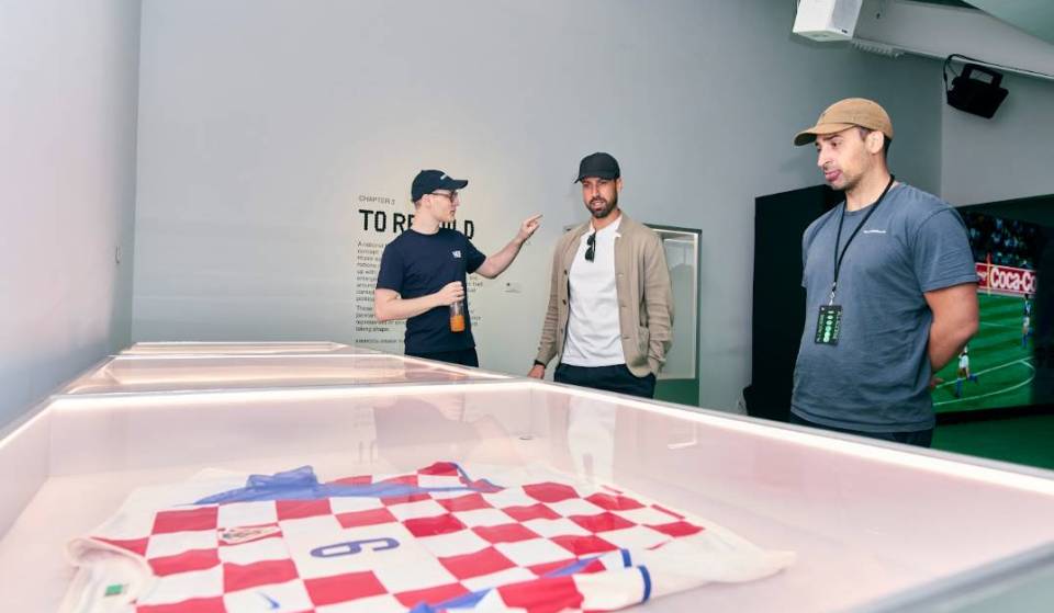 Sami Khedira was spotted at NYC’s new massive private soccer collection with original jerseys from Maradona, Pelé &amp; more legends