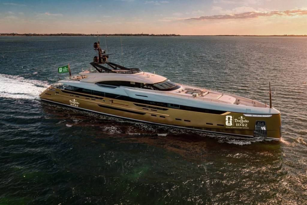 For the first time ever, NYC’s Chelsea Piers is turning its driving range into a massive World Cup party hub this July — with a 200-foot Don Julio megayacht and floating speakeasy