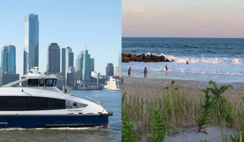 Este trayecto en barco exprés de 12 dólares desde la ciudad hasta la mejor playa de Nueva York vuelve oficialmente este fin de semana, con asiento garantizado que te permite evitar las colas interminables