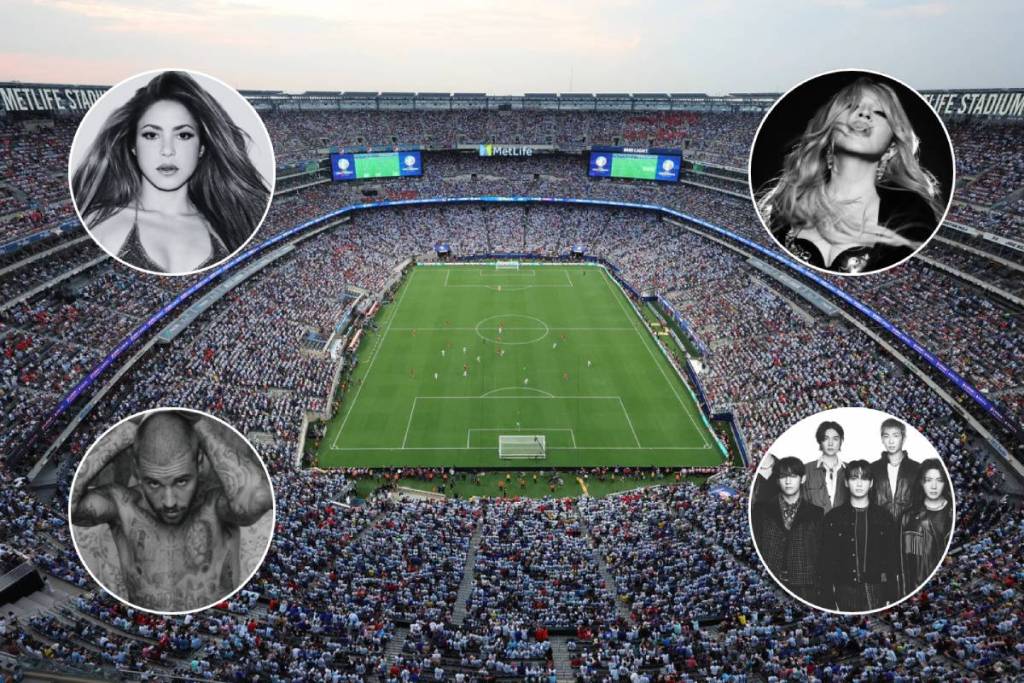 Justin Bieber si è appena unito allo storico spettacolo dell’intervallo della finale della Coppa del Mondo FIFA 2026 al MetLife Stadium, insieme a Madonna, Shakira e i BTS
