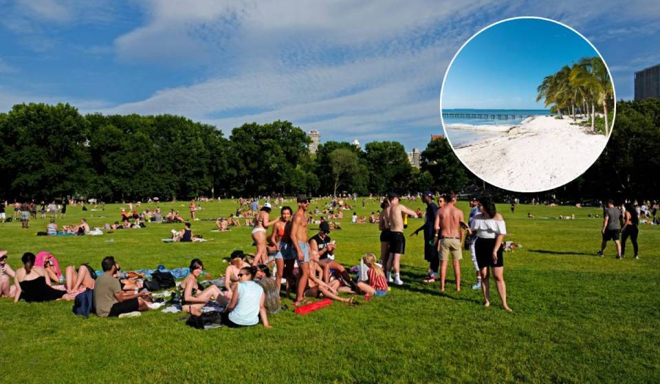 NYC will feel hotter than a tropical vacation in Cancún today as the heat index climbs to 104°F