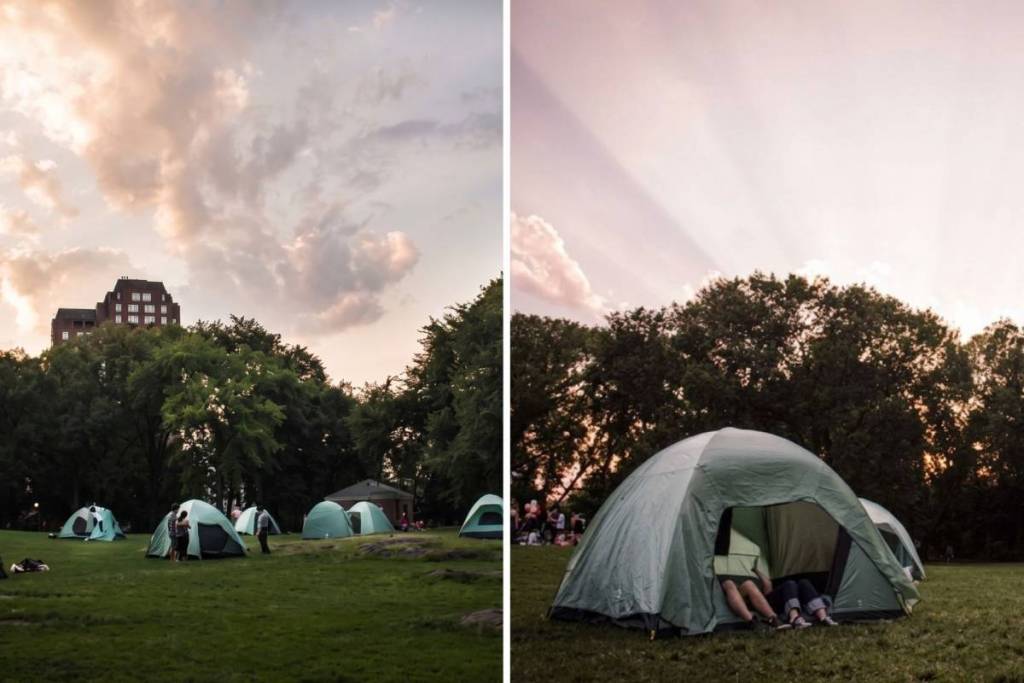 Quest’estate puoi campeggiare gratuitamente sotto le stelle a New York — con tanto di falò, s’mores ed escursioni notturne