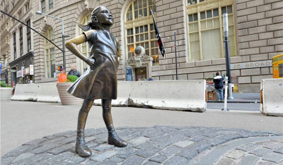 NYC is shutting down a Wall Street block for the first-ever Summer Block Party celebrating the iconic ‘Fearless Girl’ statue–with free treats, live music, &amp; exclusive giveaways