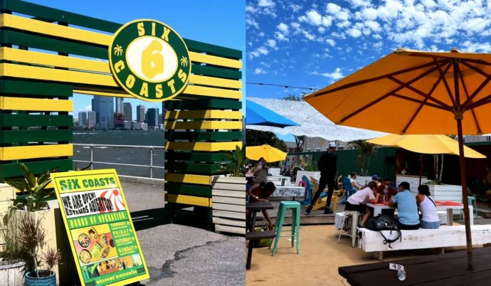 Just an 8-minute ferry from Manhattan, the team behind Smorgasburg has opened ‘Six Coasts’ on Governors Island: expect a raw bar, live DJs, and frozen cocktails served in fresh pineapples