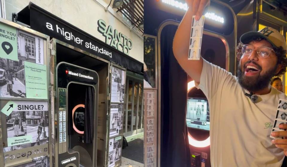Vergeet die apps: deze fotocabine in NYC print je volgende date uit in plaats van alleen maar je foto’s