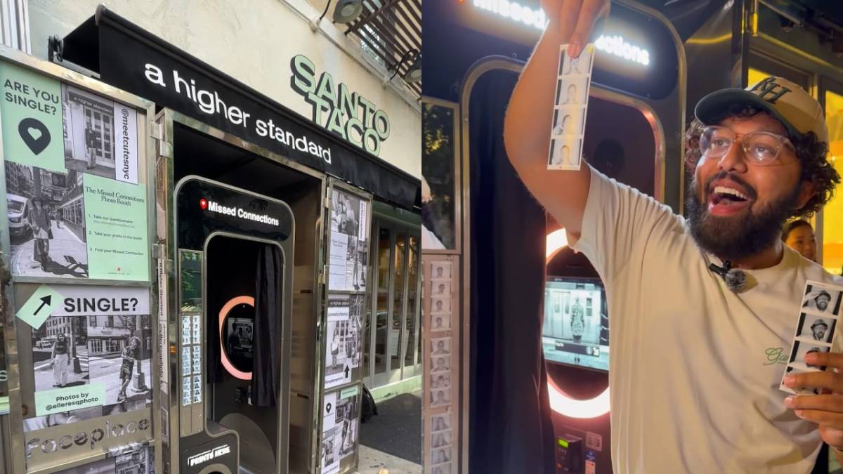 Forget the apps: This NYC photo booth prints out your next date instead of just your pictures