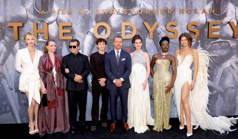 Apenas dois cinemas de Nova York estão exibindo “A Odisséia”, de Christopher Nolan, no raro formato IMAX 70 mm de verdade — e um deles tem a maior tela compatível com esse formato na América do Norte
