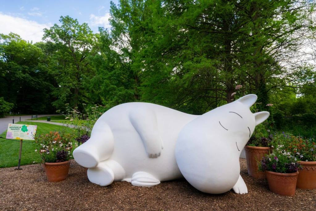 Inside the 250-acre Bronx garden hosting a giant Moominvalley