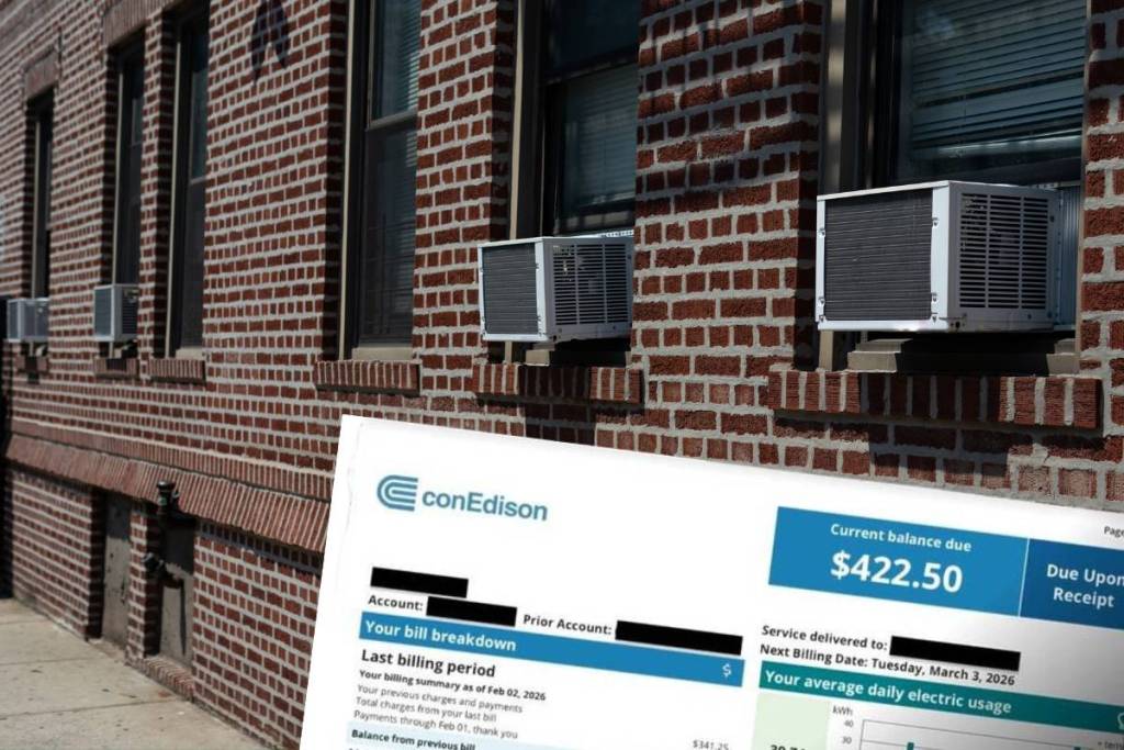 nyc air conditioner con ed bill