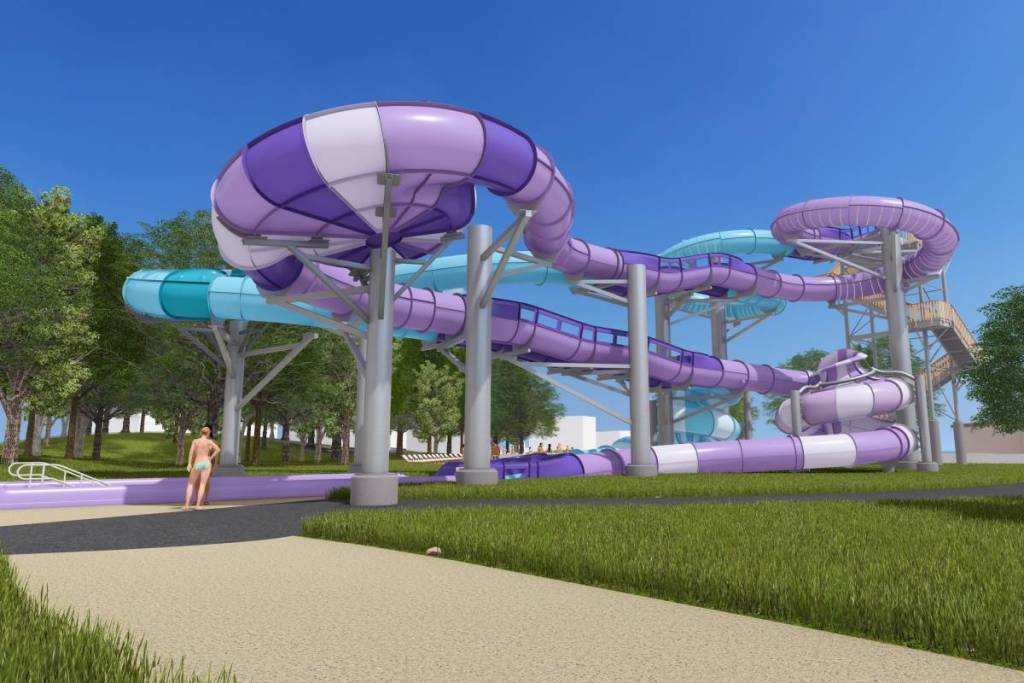 El cuarto parque de atracciones más antiguo de EE. UU. acaba de inaugurar el primer tobogán acuático de duelo del noreste, a orillas del lago Ontario, en el norte del estado de Nueva York.