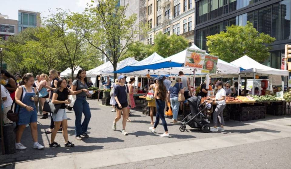 De legendarische Union Square Greenmarket in NYC wordt aanstaande vrijdag 31 juli 50 jaar, met een groot gratis avondfestival met live jazz, een pop-up biertuin en het aansnijden van de taart om 18.00 uur
