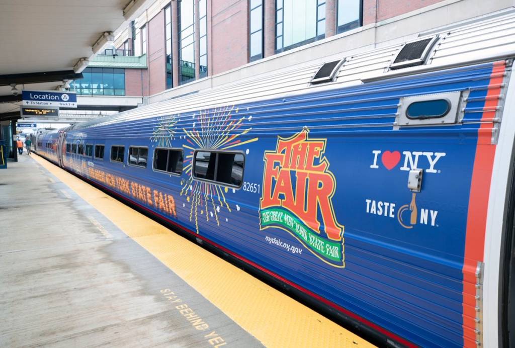 Evita le 5 ore di macchina: ad agosto Amtrak ripristina i treni diretti giornalieri da New York City alla Great New York State Fair