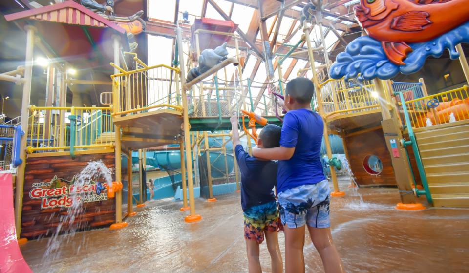 This massive indoor waterpark in Upstate NY is kept at a tropical 82 degrees year-round