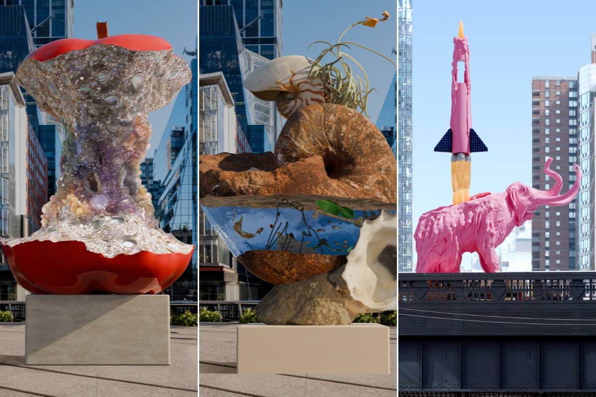 4 months after the departure of NYC's beloved massive pigeon sculpture, New Yorkers can vote on which larger-than-life sculptures take over the High Line next