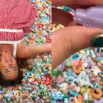 NYC Bead Pool Gallery: CJ Hendrys Pastell-Installation