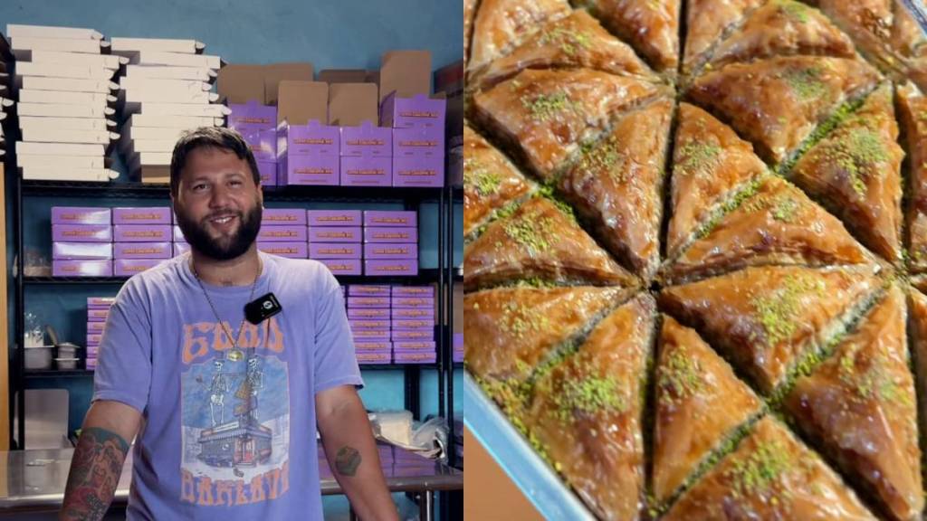 Conoce al «chico del baklava» de Nueva York: cómo un fan de Phish que había sido despedido dejó las drogas y llevó su carrito de pasteles turcos a Central Park — y por qué reparte bandejas gratis cada vez que ganan los Knicks