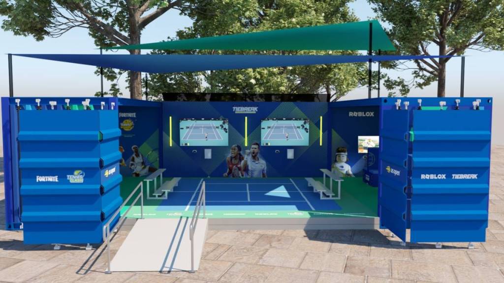 Zona giochi Advantage Arena all’US Open Experience 2026 a Hudson Yards