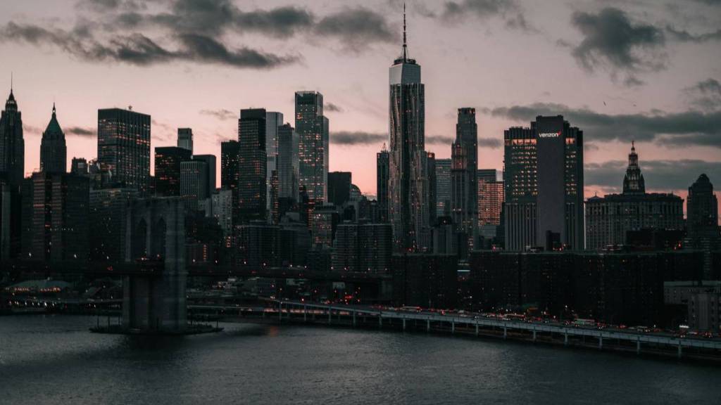 nyc dunkel in der Nacht