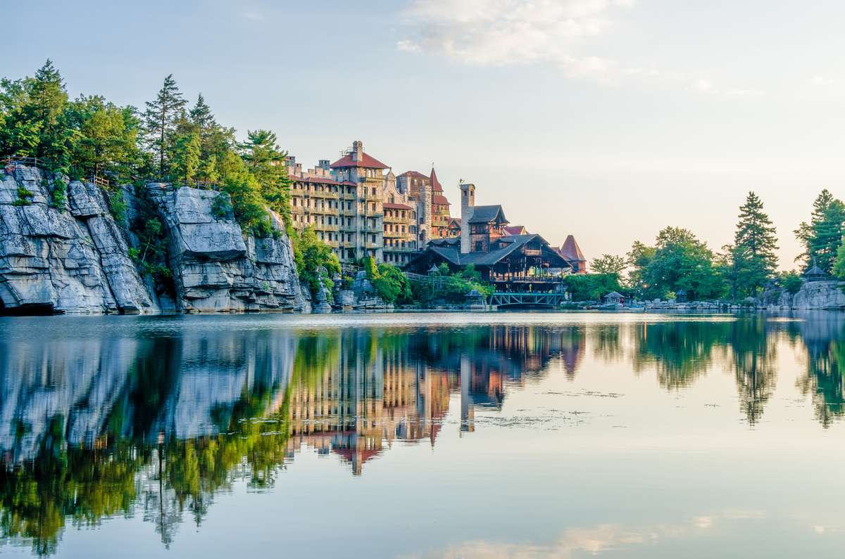 Hidden just 90 miles from NYC, this 150-year-old Victorian castle was just named the best all-inclusive family resort in New York