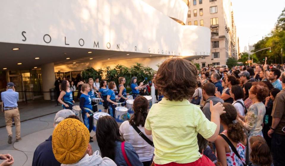 The Guggenheim is shutting down 88th Street this Thursday for a free end-of-summer street festival with a Brazilian drumline, sunset art, and a Barbie screening