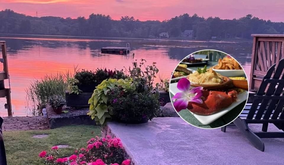 A apenas 3 horas de Nova York, esse lendário bufê à vontade à beira do lago oferece lagosta, patas de caranguejo, costela e muito mais à vontade