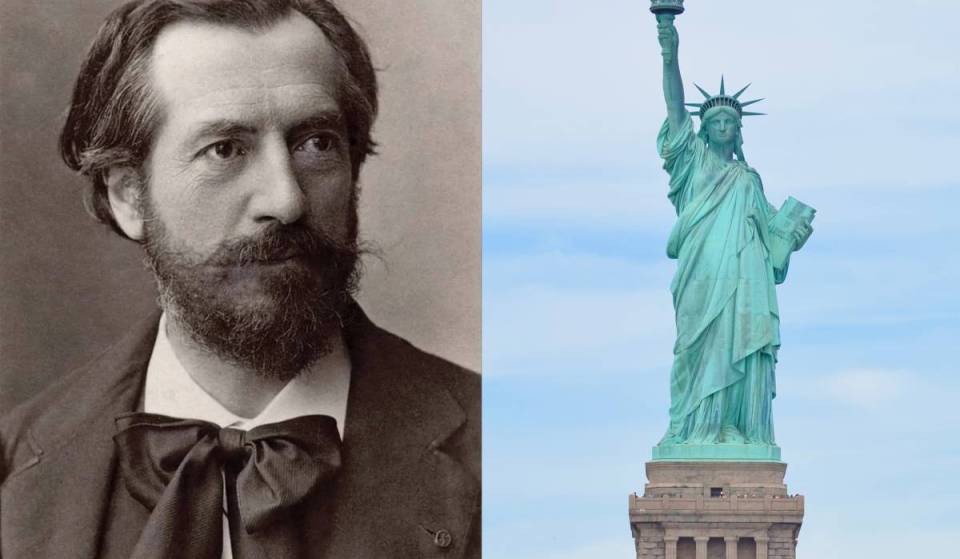 Olvídate de Gustave Eiffel: la Estatua de la Libertad la diseñó en realidad un escultor francés que martilleó su «piel» de cobre a mano
