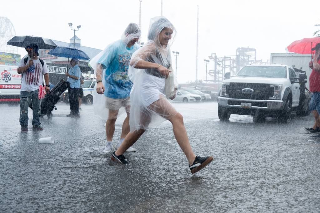 NYC is officially under a 12-hour severe flood watch starting at 2 p.m. today, with officials warning of ‘locally significant’ flooding and downpours