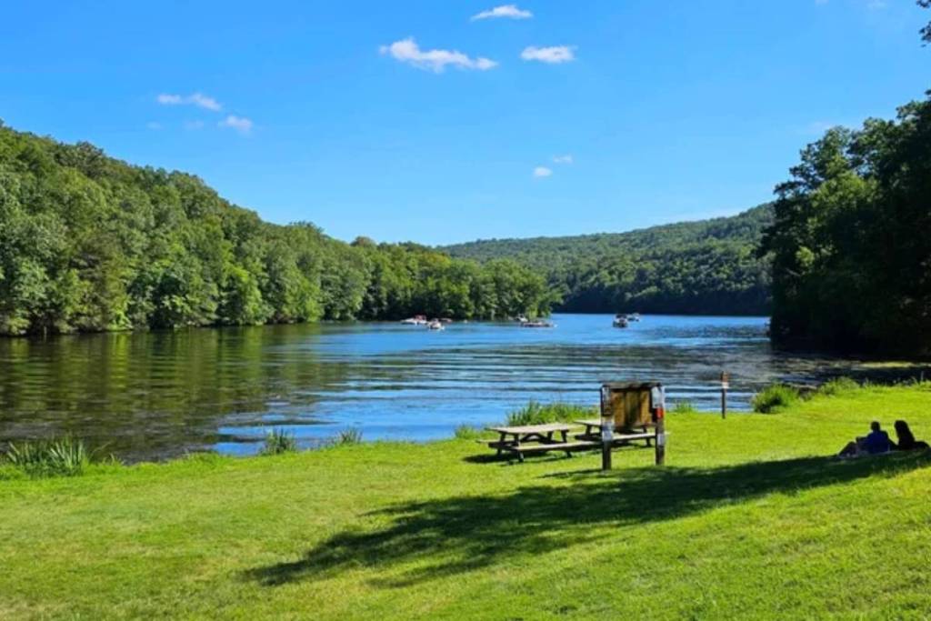 Less than two hours from NYC: This quiet Connecticut town offers cascading waterfalls, lush forest trails, extensive wildlife, and some of the region’s best comfort food
