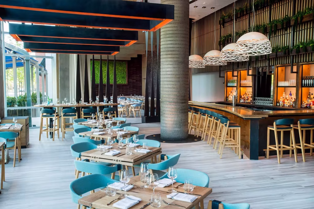 A menos de 15 minutos de Nova York: o USA Today classificou esse restaurante de hotel à beira-rio em Hoboken entre os 10 melhores dos EUA para 2026