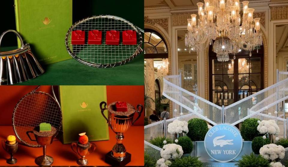 O icônico chá da tarde do The Plaza ganhou um toque de tênis para o US Open — com bolinhos em forma de crocodilo e “c(r)ocktails”