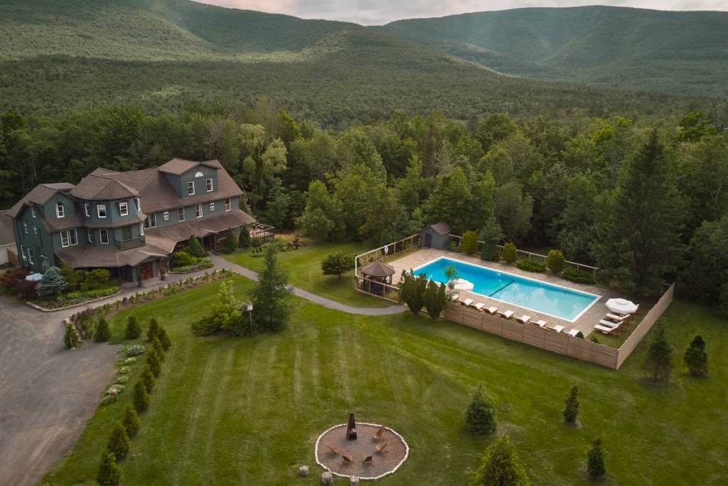 Hotel Lilien _ propriedade da década de 1890 _ Tannersville, NY