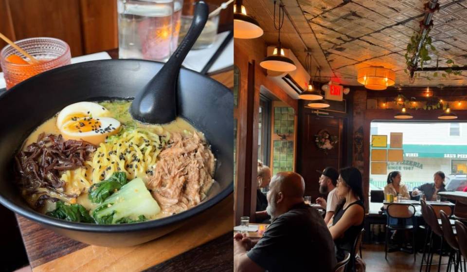 Situé juste à côté de la station de métro « Metropolitan » (ligne L), Suzume mélange des plats japonais, hawaïens et philippins, avec un « chicken bao » à 18 $, de la bière et des shots pendant l&rsquo;happy hour — et tu peux toujours facilement trouver une table sans réservation