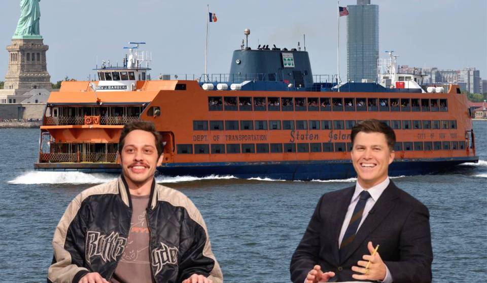 Pete Davidson y Colin Jost van a convertir su ferry de Staten Island en un club de comedia gratuito y de una sola noche este septiembre — las entradas ya están a la venta