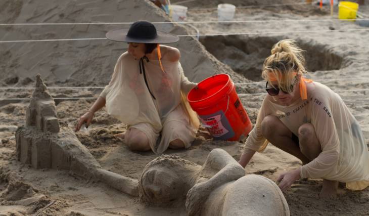 After 13 years, NYC is finally reviving its massive sandcastle competition at Beach 108th Street to bring irreverent public art to the Rockaways