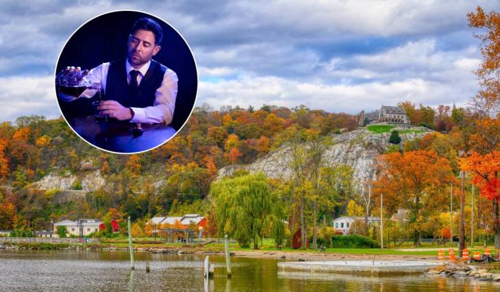 This $14 train ride from NYC leads to a gothic Poe cocktail speakeasy in a Hudson Valley ‘artist’s paradise’