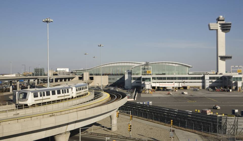 JFK Airport is shutting down curbside Uber and Lyft pickups at Terminals 5 and 7 — arriving passengers must now take the free AirTrain