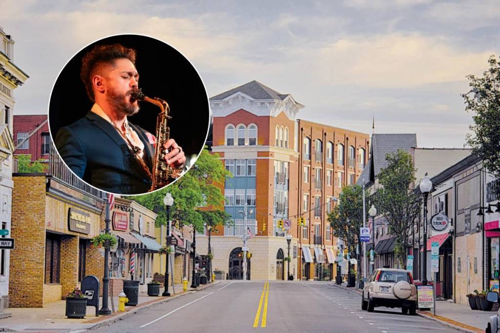 Ce village de Long Island fait partie des « Great Neighborhoods » des États-Unis, et aujourd’hui, sa patinoire des années 1940 accueille une soirée jazz à la Nouvelle-Orléans