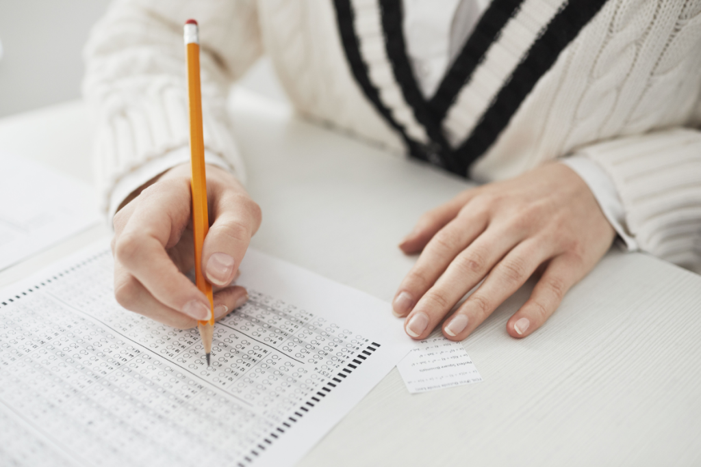 scantron d'examen