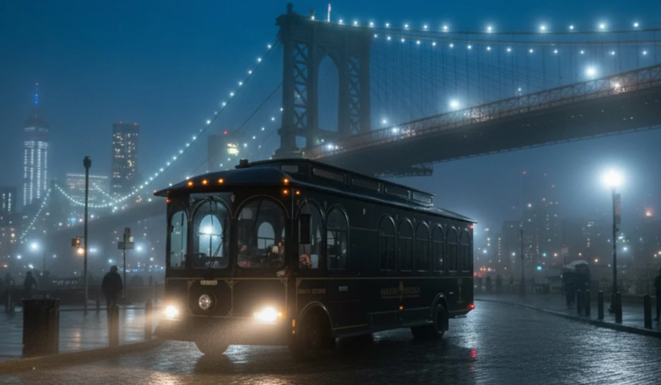 This haunted Victorian trolley roams through Brooklyn’s hidden cemeteries, alien legends, &amp; 400 years of dark history