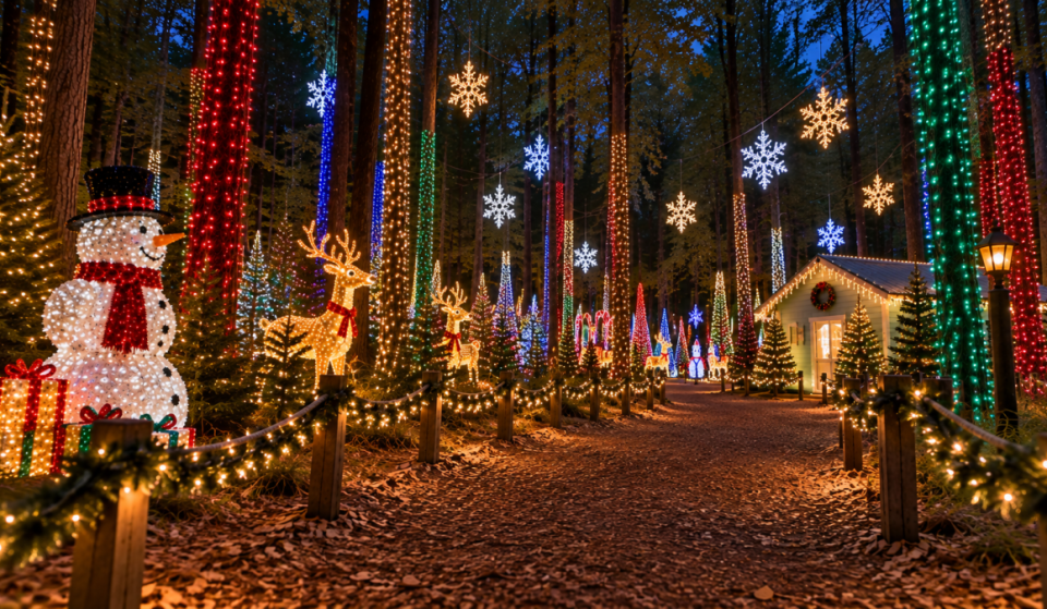 Upstate NY’s Hudson Valley region is welcoming the area’s ‘brightest new tradition’ this winter — a massive Christmas light festival with millions of lights, and Santa