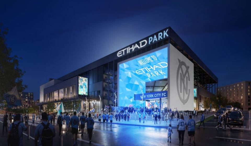 New York City is building its first dedicated professional soccer stadium in Queens—a 25,000-seat, fully electric venue