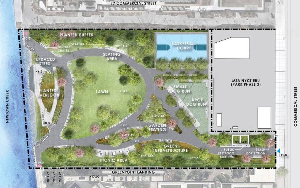 Box Street Park in Greenpoint
