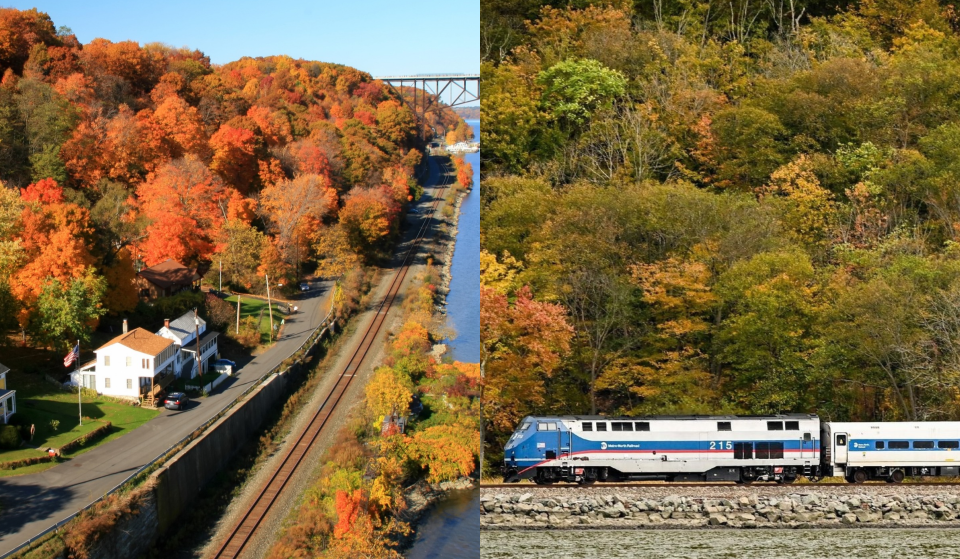 Die MTA setzt zusätzliche „Leaf Peeper“-Expresszüge der Metro-North ab Grand Central ein, damit ihr die Herbstfarben in ihrer ganzen Pracht genießen könnt – sie fahren bis zum 8. November jedes Wochenende nach Poughkeepsie.