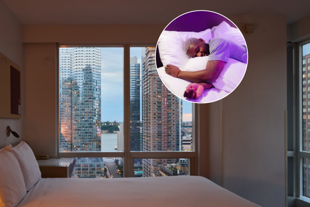 YOTEL hotel room